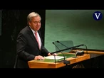 Guterres lamenta que los principios de las Naciones Unidas "están bajo asedio"