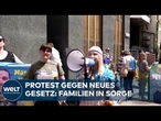 UKRAINE-KRIEG: Protest in Kiew – Familien vermisster ukrainischer Soldaten fordern Gesetzesänderung
