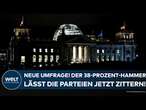 DEUTSCHLAND: Bundestagswahl 2025! Neue Umfrage! 38-Prozent-Hammer lässt die Parteien jetzt zittern