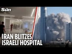 Israeli hospital suffers DIRECT HIT by Iran missile sparking huge mushroom cloud