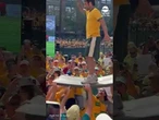 Australian World Cup fans go surfing outside Seattle stadium