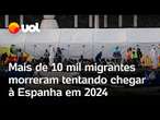 Migrantes mortos: Mais de 10 mil morreram ou desapareceram em 2024 tentando chegar à Espanha