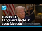 Annonce de Trump: la "guerre verbale" entre Moscou et Washington s'intensifie • FRANCE 24
