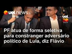 Flávio Bolsonaro diz que Polícia Federal age de forma seletiva ao mirar Valdemar Costa Neto