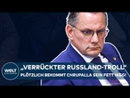 AFD: "Ein verrückter Russland-Troll" Plötzlich wird hart mit Parteichef Tino Chrupalla abgerechnet!