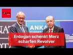 Erdogan schenkt Merz bei Nato-Gipfel scharfen Revolver