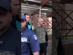Suspect arrested after allegedly STABBING two men, yelling 'Allahu Akbar' #shorts