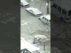 Icy water floods Detroit neighborhood after water main bursts