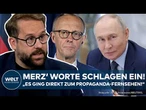 FRIEDRICH MERZ: Sätze über Taurus-Lieferungen lösen Eilmeldungen aus! Russen alarmieren Staatssender