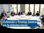 Zelenski y Trump, juntos en la mesa para retomar las negociaciones de paz entre Ucrania y Rusia