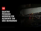 Quatro jovens morrem em acidente no Rodoanel em São Bernardo (SP) | CNN NOVO DIA
