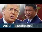 DONALD TRUMP: Eskalation im Handelskrieg! Sofortiger Stopp - Keine Waren mehr aus China! I STREAM