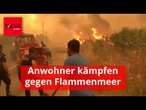 Flammenmeer in Touristen-Hotspot