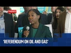 Kemi Badenoch attends rally in Aberdeen after Tory by-election victory