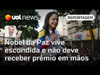 Ganhadora do Nobel da Paz vive escondida do regime Maduro na Venezuela e não deve ir receber prêmio