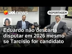 Eduardo Bolsonaro não descarta disputar em 2026 mesmo dos EUA e se Tarcísio for candidato | Sanches