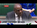 Foreign Secretary David Lammy delivers Commons statement on Gaza