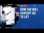 Did ChatGPT lie to Sky News presenter about transcript for podcast?