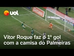 Vitor Roque faz o primeiro gol pelo Palmeiras após 12 partidas; veja o lance no jogo contra o Vasco