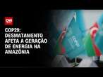 COP29: desmatamento afeta a geração de energia na Amazônia | CNN NOVO DIA