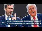 KOALITION: Kampfansage an Trump! Friedrich Merz und Markus Söder mit breiter Brust Richtung USA