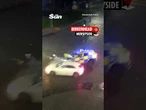Moment mum, 35, runs red light before smashing into police car sending it up in flames