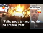 Falha em SP pode ter sido causada no próprio trem, diz diretor de operação da Trivia Trens