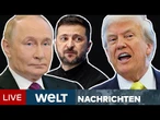 UKRAINE: Putin will sich mit Trump treffen! US-Präsident will Waffenstillstand erreichen I LIVE