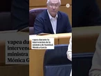 Javier Arenas, pillado vapeando en el Senado durante la intervención de Mónica García #Senado #Vaper