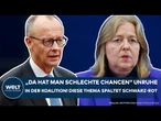 DEUTSCHLAND: "Hat man schlechte Chancen" Unruhe in der Koalition! Dieses Thema spaltet Schwarz-rot
