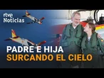 El REY FELIPE y la PRINCESA LEONOR realizan un VUELO de INSTRUCCIÓN sobre el MAR MENOR | RTVE