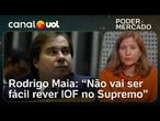 Rodrigo Maia diz que governo terá dificuldades para reverter revogação do decreto do IOF no STF