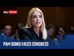 US Attorney General faces questions from Congress