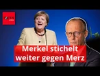 Unbesiegbare Merkel stichelt weiter gegen Merz und setzt dabei auf zwei Männer