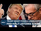 WASHINGTON: Fed-Chef Jerome Powell trotzt Donald Trump – Leitzins bleibt stabil