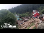 Dozens dead and hundreds missing after cloudburst triggers flood in Kashmir