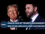 USA: J.D. Vance! Das ist der neue Vize von Donald Trump! Sein Hitler-Vergleich ließ aufhorchen