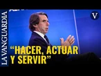 Aznar recupera su “quien pueda hacer que haga” tras la imputación de Zapatero