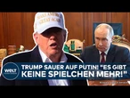 UKRAINE-KRIEG: Trump knallhart gegen Putin! "Mögliche Maßnahmen im Banken-, Öl- und Gassektor!"