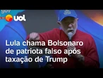 Lula chama Bolsonaro de patriota falso: “Vamos tomar bandeira verde e amarela”