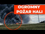 Jankowy: Ogromny pożar fabryki mebli. Z ogniem walczy 16 zastępów straży! | News