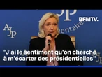 Budget, union des droites, procès... La conférence de presse de Marine Le Pen en intégralité