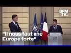 La conférence de presse d'Emmanuel Macron avec le secrétaire général de l'Otan en intégralité