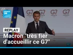 IA, Iran, Ukraine : Emmanuel Macron fait le bilan du G7 • FRANCE 24