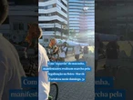 Com “cigarrão” de maconha, manifestantes realizam marcha pela legalização em Fortaleza #shorts #news