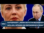 STRASSBURG: Witwe von Nawalny! "Wenn sie Putin bezwingen wollen, müssen sie erfinderisch sein!"