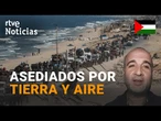 GAZA: REFAAT AL ATAMMA, "CADA DÍA PROMETO a mis HIJOS SACARLOS de AQUÍ" | RTVE Noticias
