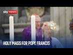 Cardinal Pietro Parolin presides a Holy Mass for Pope Francis