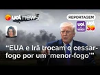 EUA e Irã reinventam léxico da guerra, e trocam o cessar-fogo por um 'menor-fogo' | Mari Sanches