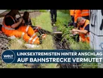 NACH BRANDANSCHLAG: Sabotage? Bahnstrecke Düsseldorf-Duisburg wieder freigegeben - Polizei ermittelt